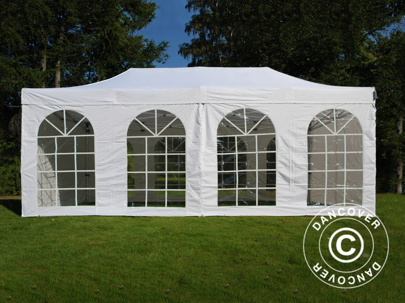 Snabbtält FleXtents Steel 3x6m Vit, inkl. 4 sidor - Image 7