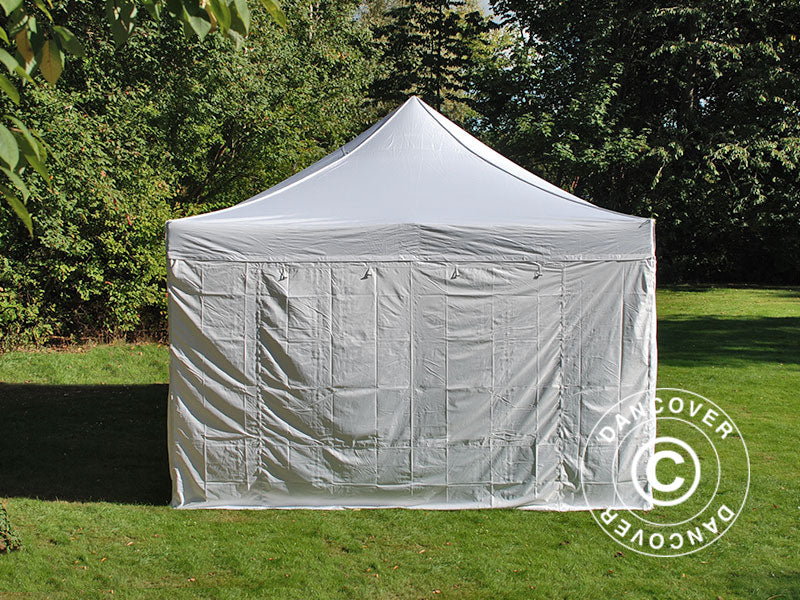 Snabbtält FleXtents Steel 4x4m Vit, inkl. 4 sidor - Image 6