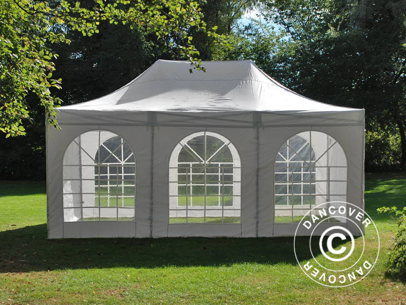 Snabbtält FleXtents Steel 4x6m Vit, inkl. 4 sidor - Image 7