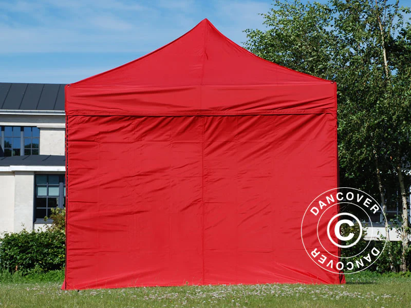 Snabbtält FleXtents Xtreme 50 3x3m Röd, inkl. 4 sidor - Image 5