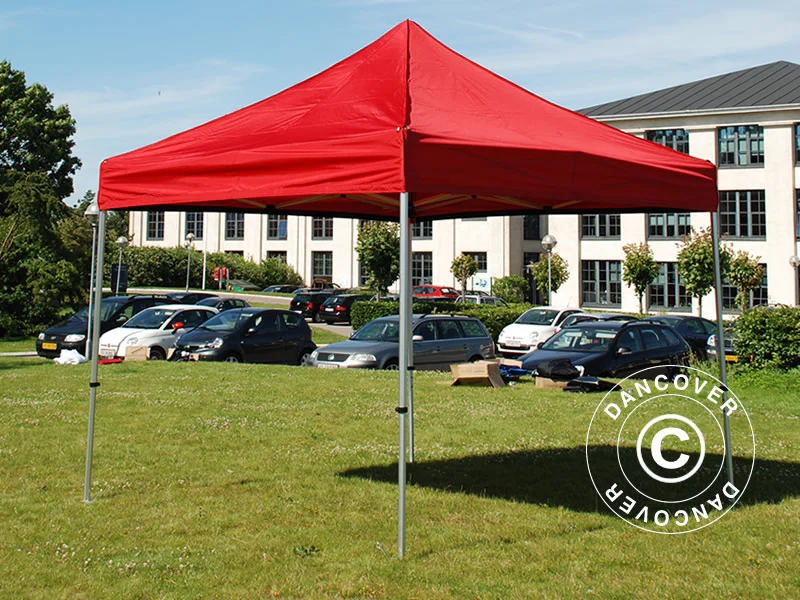 Snabbtält FleXtents Xtreme 50 3x3m Röd, inkl. 4 sidor - Image 7
