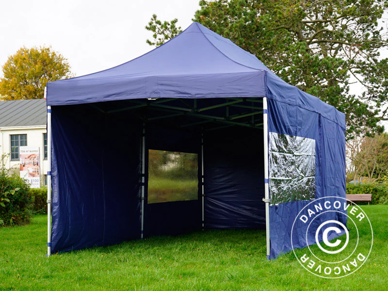 Snabbtält FleXtents Xtreme 50 3x6m Mörkblå, inkl. 6 sidor - Image 20
