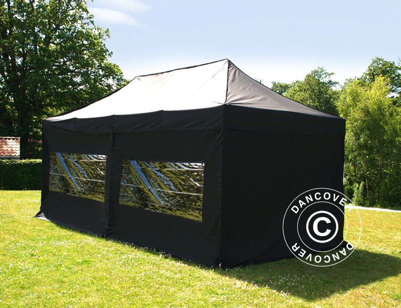 Snabbtält FleXtents Xtreme 50 3x6m Svart, inkl. 6 sidor - Image 3