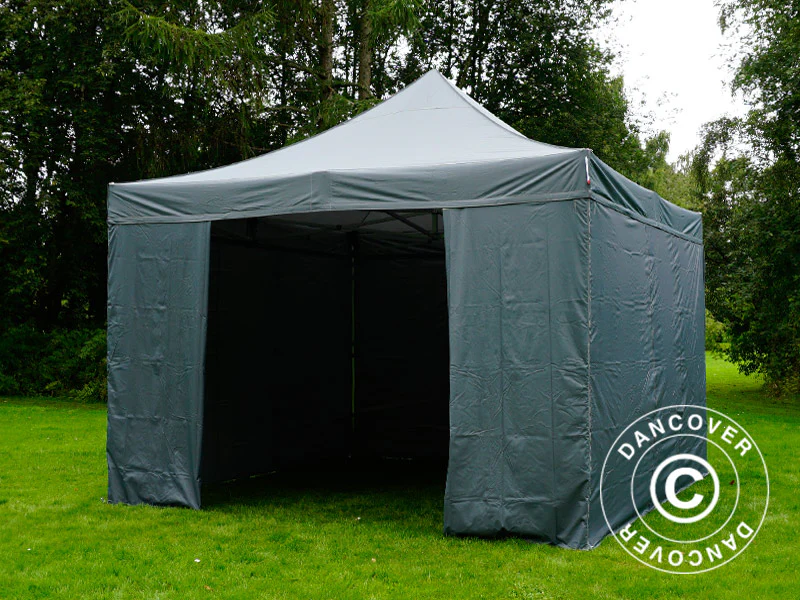 Snabbtält FleXtents Xtreme 50 4x4m Grå, inkl. 4 sidor - Image 5