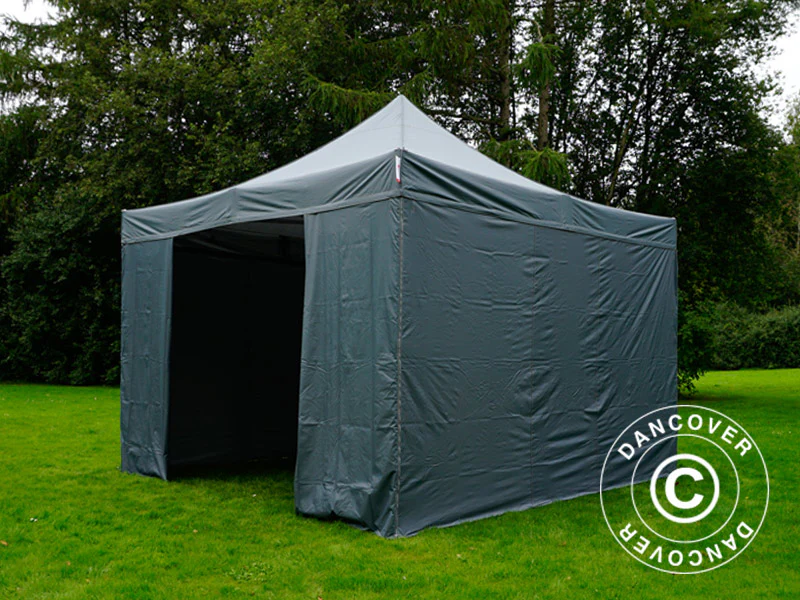 Snabbtält FleXtents Xtreme 50 4x4m Grå, inkl. 4 sidor - Image 8