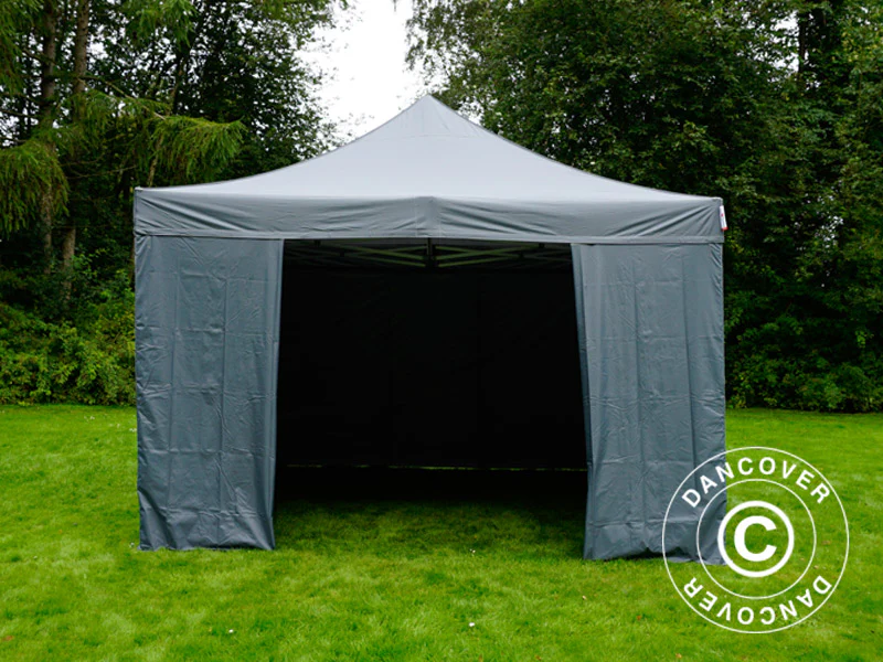 Snabbtält FleXtents Xtreme 50 4x4m Grå, inkl. 4 sidor - Image 9