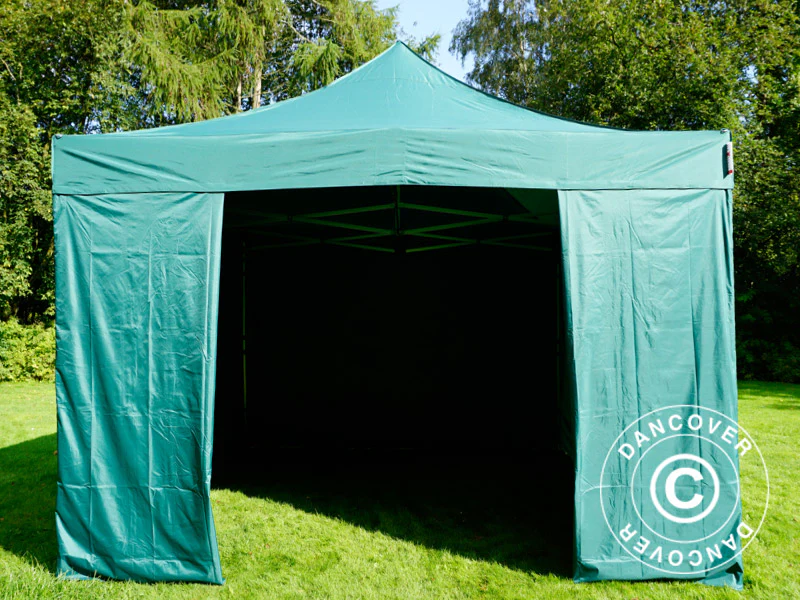 Snabbtält FleXtents Xtreme 50 4x4m Grön, inkl. 4 sidor - Image 8