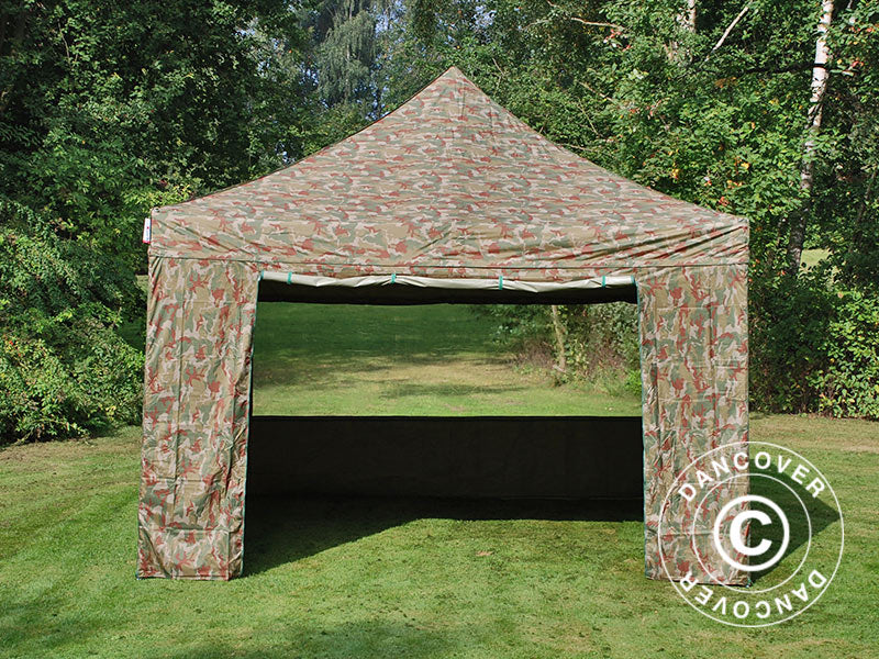 Snabbtält FleXtents Xtreme 50 4x4m Kamouflage, inkl. 4 sidor - Image 3
