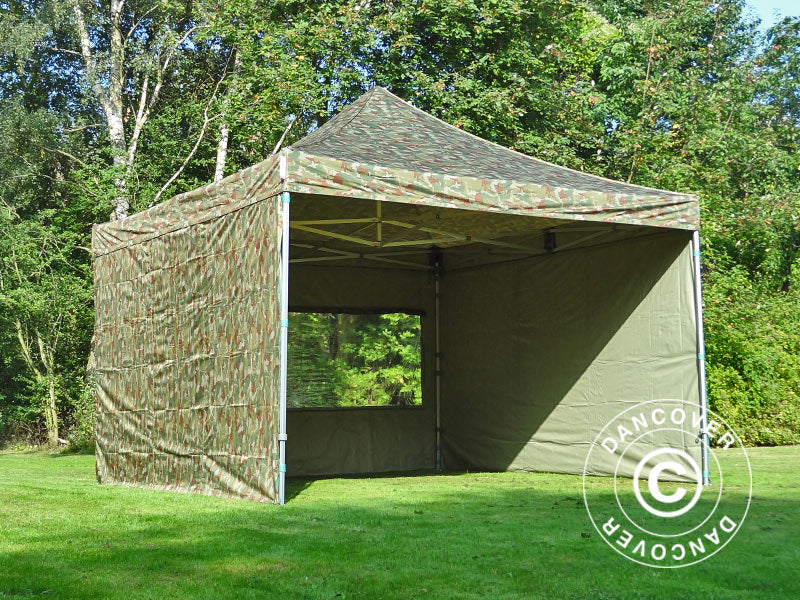 Snabbtält FleXtents Xtreme 50 4x4m Kamouflage, inkl. 4 sidor - Image 4