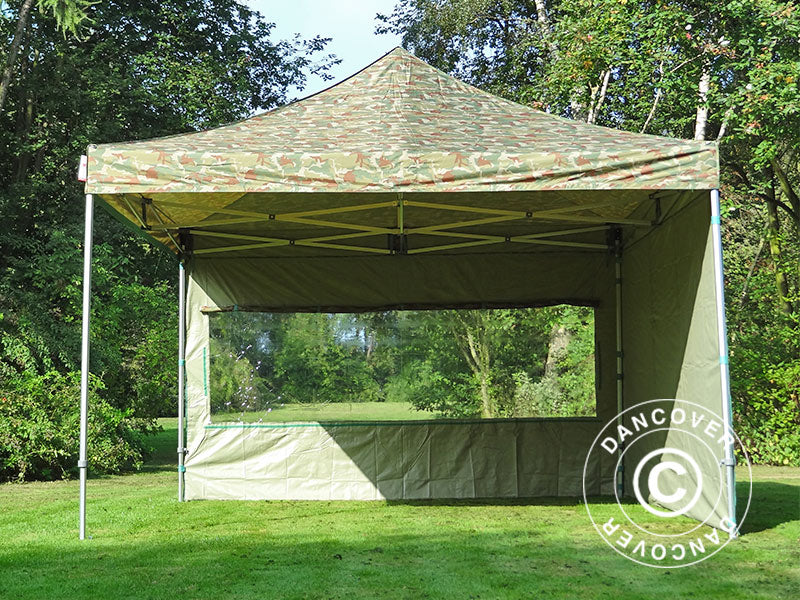 Snabbtält FleXtents Xtreme 50 4x4m Kamouflage, inkl. 4 sidor - Image 5