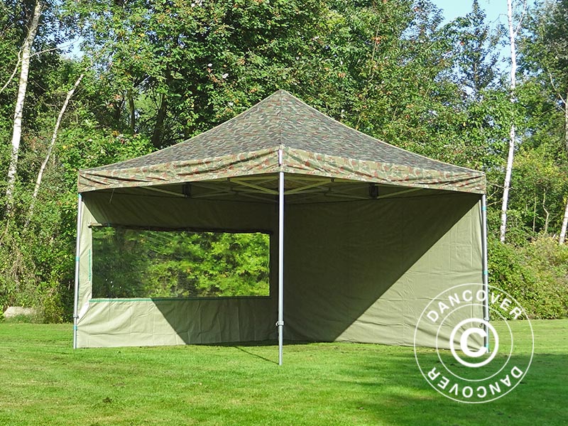 Snabbtält FleXtents Xtreme 50 4x4m Kamouflage, inkl. 4 sidor - Image 6