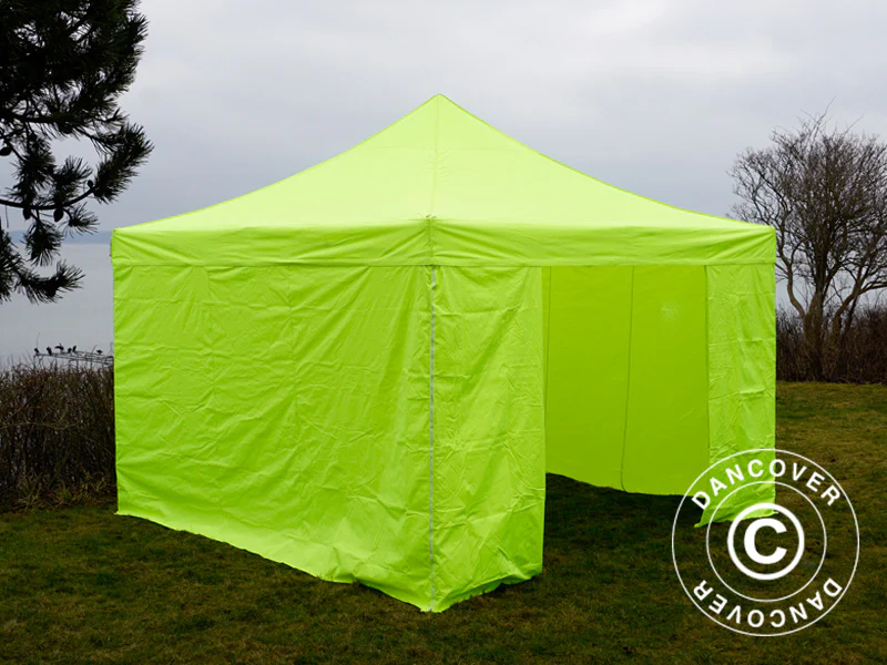 Snabbtält FleXtents Xtreme 50 4x4m Neongul/grön, inkl. 4 sidor - Image 12
