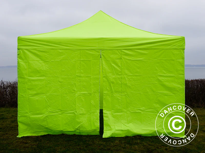 Snabbtält FleXtents Xtreme 50 4x4m Neongul/grön, inkl. 4 sidor - Image 3