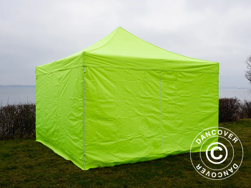 Snabbtält FleXtents Xtreme 50 4x4m Neongul/grön, inkl. 4 sidor - Image 8