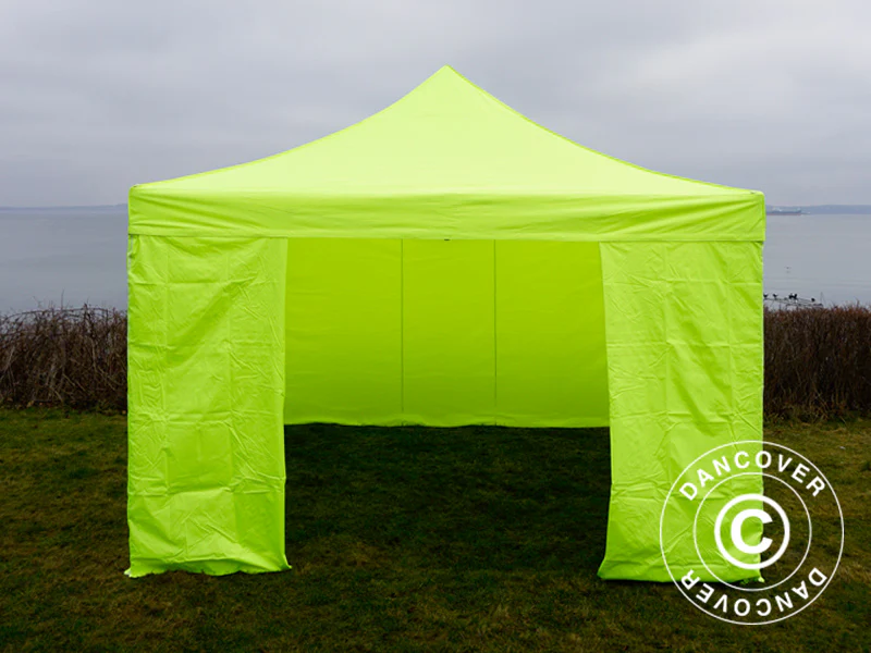 Snabbtält FleXtents Xtreme 50 4x4m Neongul/grön, inkl. 4 sidor - Image 9