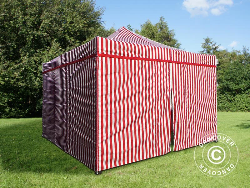 Snabbtält FleXtents Xtreme 50 4x4m Randigt, inkl. 4 sidor - Image 3