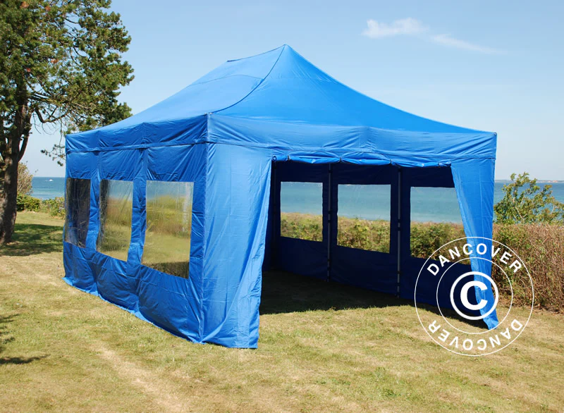 Snabbtält FleXtents Xtreme 50 4x6m Blå, inkl. 8 sidor - Image 3