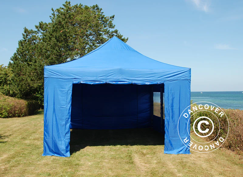 Snabbtält FleXtents Xtreme 50 4x6m Blå, inkl. 8 sidor - Image 7