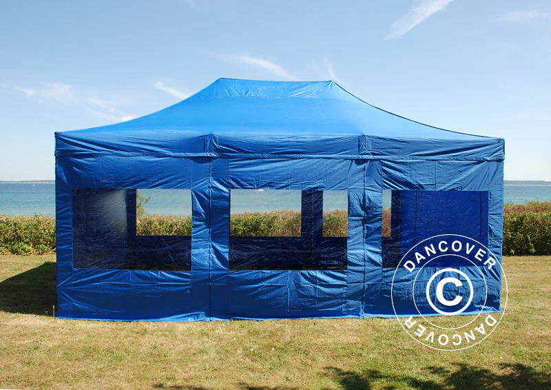 Snabbtält FleXtents Xtreme 50 4x6m Blå, inkl. 8 sidor - Image 8