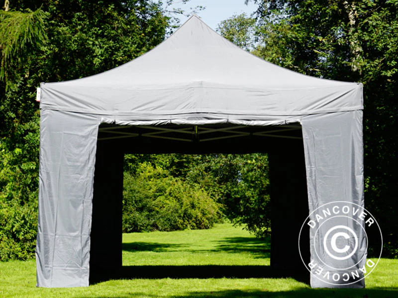 Snabbtält FleXtents Xtreme 50 4x6m Grå, inkl. 8 sidor - Image 14