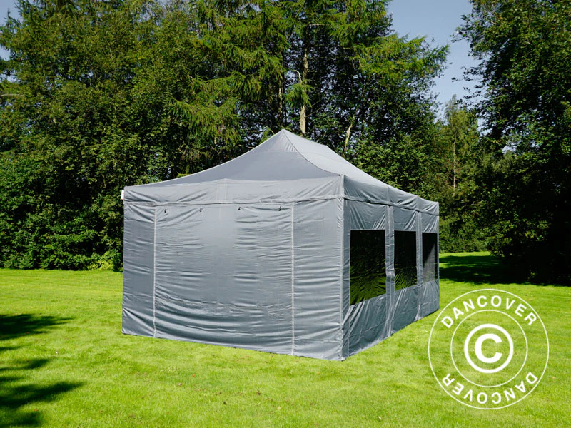 Snabbtält FleXtents Xtreme 50 4x6m Grå, inkl. 8 sidor - Image 25