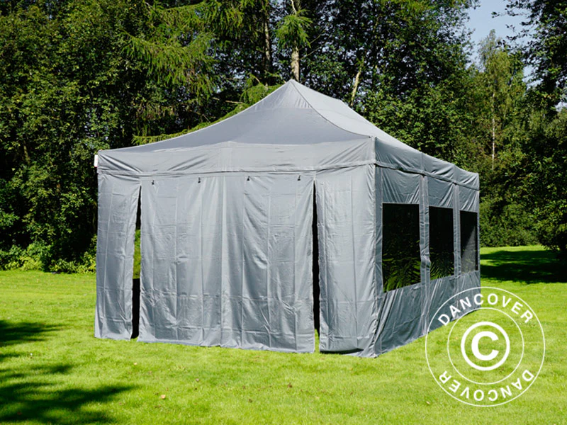 Snabbtält FleXtents Xtreme 50 4x6m Grå, inkl. 8 sidor - Image 28
