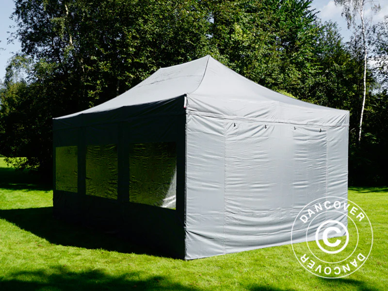 Snabbtält FleXtents Xtreme 50 4x6m Grå, inkl. 8 sidor - Image 36