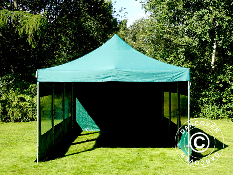 Snabbtält FleXtents Xtreme 50 4x6m Grön, inkl. 8 sidor - Image 15