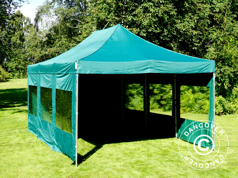 Snabbtält FleXtents Xtreme 50 4x6m Grön, inkl. 8 sidor - Image 16