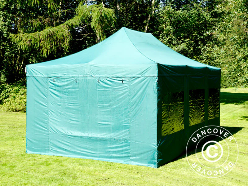 Snabbtält FleXtents Xtreme 50 4x6m Grön, inkl. 8 sidor - Image 27