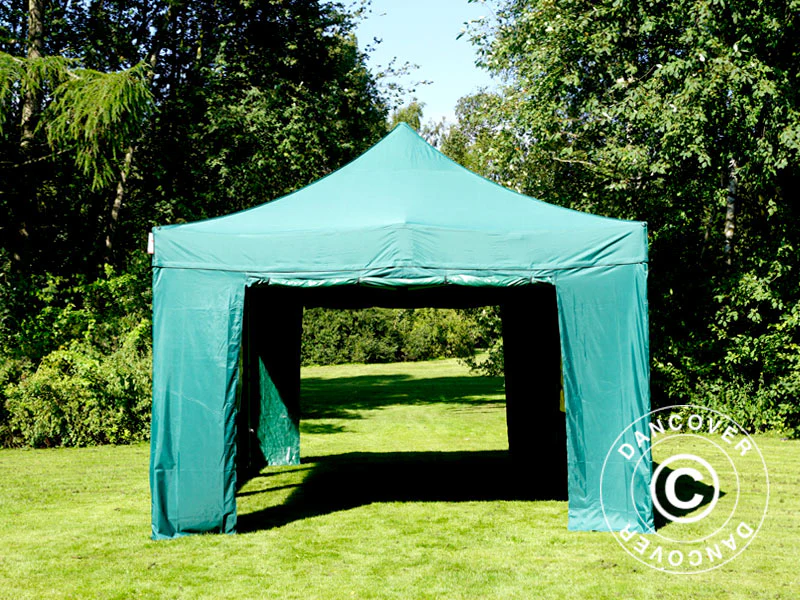 Snabbtält FleXtents Xtreme 50 4x6m Grön, inkl. 8 sidor - Image 5