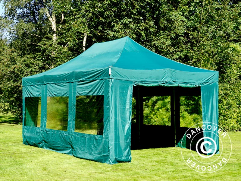 Snabbtält FleXtents Xtreme 50 4x6m Grön, inkl. 8 sidor - Image 8