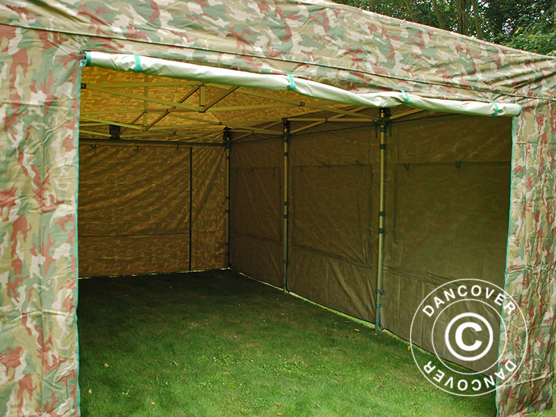 Snabbtält FleXtents Xtreme 50 4x6m Kamouflage, inkl. 8 sidor - Image 17