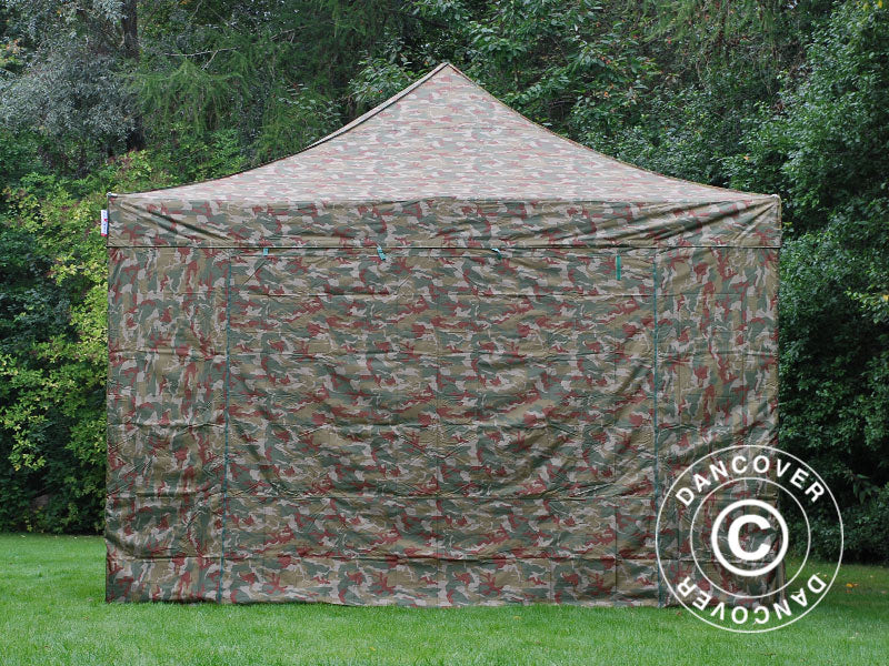 Snabbtält FleXtents Xtreme 50 4x6m Kamouflage, inkl. 8 sidor - Image 3