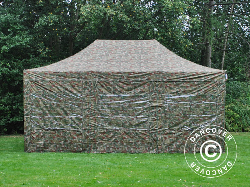 Snabbtält FleXtents Xtreme 50 4x6m Kamouflage, inkl. 8 sidor - Image 6