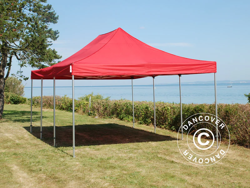 Snabbtält FleXtents Xtreme 50 4x6m Röd, inkl. 8 sidor - Image 3