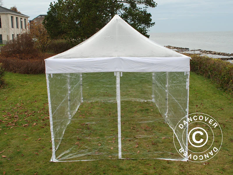 Snabbtält FleXtents Xtreme 50 4x6m Transparent, inkl. 8 sidor - Image 4