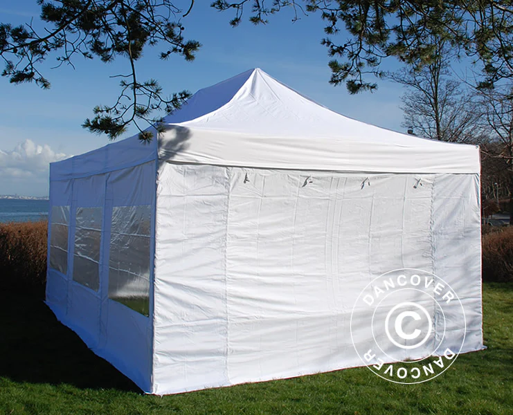 Snabbtält FleXtents Xtreme 50 4x6m Vit, Flamhämmande, inkl. 8 sidor - Image 3