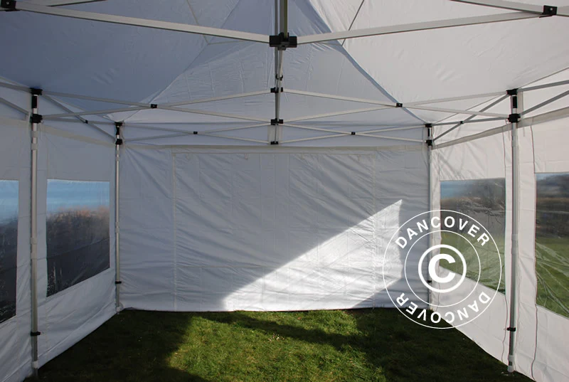 Snabbtält FleXtents Xtreme 50 4x6m Vit, Flamhämmande, inkl. 8 sidor - Image 7
