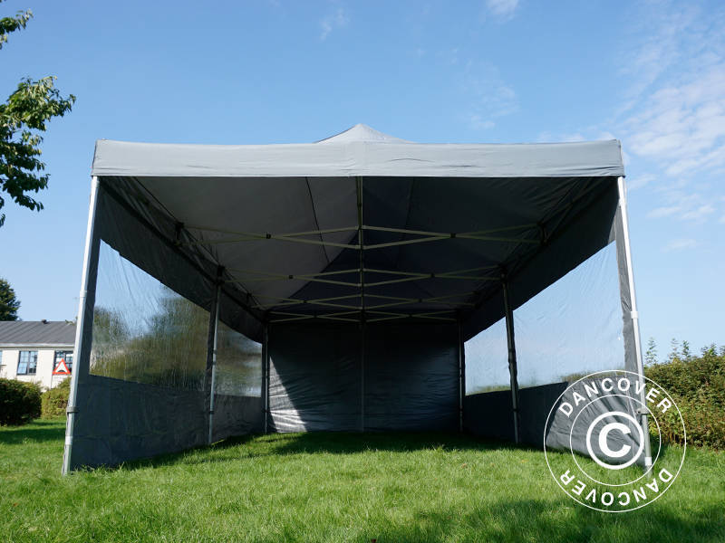 Snabbtält FleXtents Xtreme 50 4x8m Grå, inkl. 6 sidor - Image 12