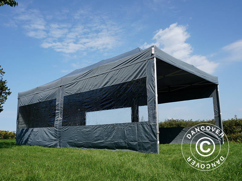 Snabbtält FleXtents Xtreme 50 4x8m Grå, inkl. 6 sidor - Image 14