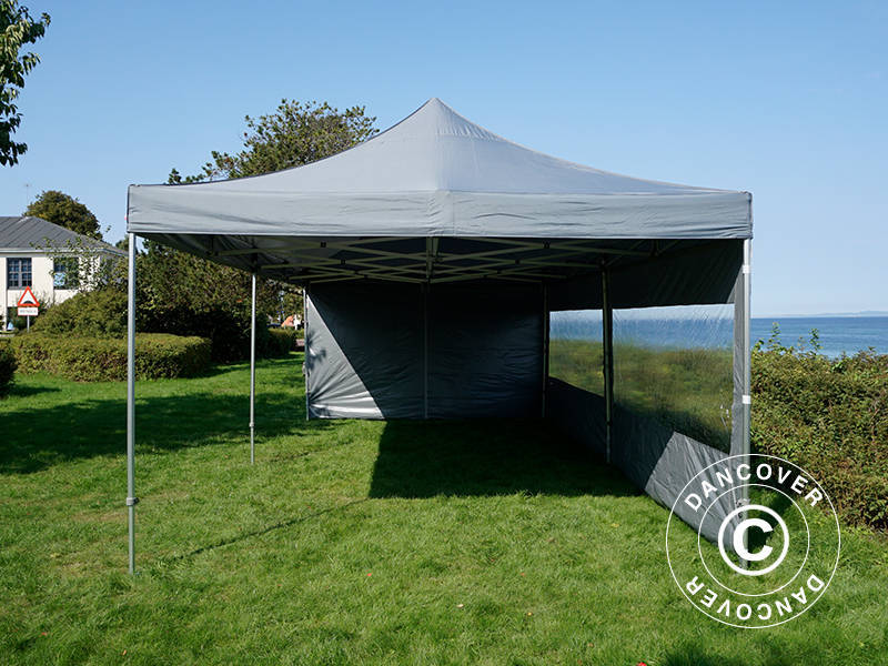Snabbtält FleXtents Xtreme 50 4x8m Grå, inkl. 6 sidor - Image 16