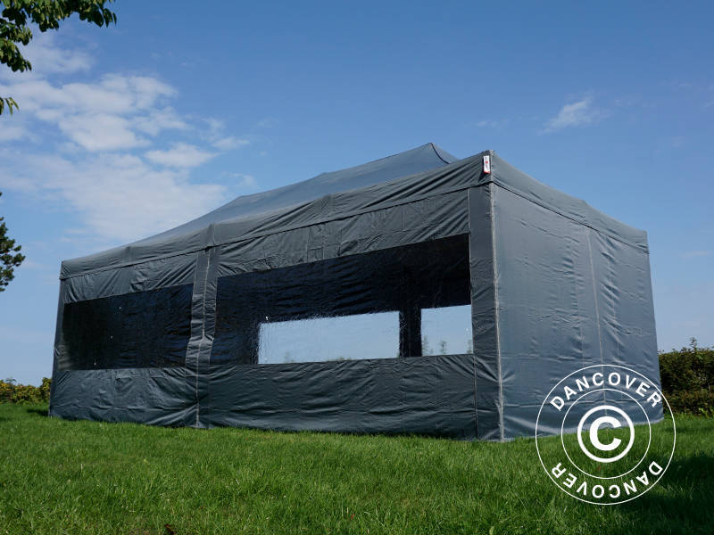 Snabbtält FleXtents Xtreme 50 4x8m Grå, inkl. 6 sidor - Image 18