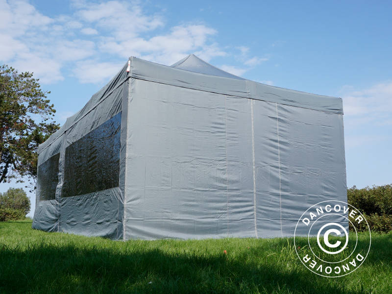 Snabbtält FleXtents Xtreme 50 4x8m Grå, inkl. 6 sidor - Image 19