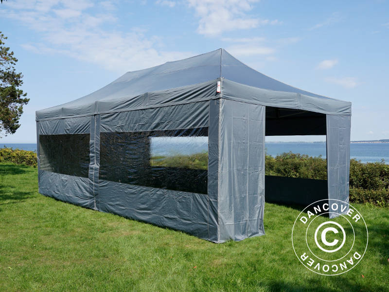 Snabbtält FleXtents Xtreme 50 4x8m Grå, inkl. 6 sidor - Image 22