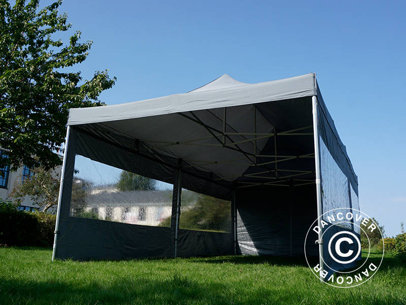 Snabbtält FleXtents Xtreme 50 4x8m Grå, inkl. 6 sidor - Image 27