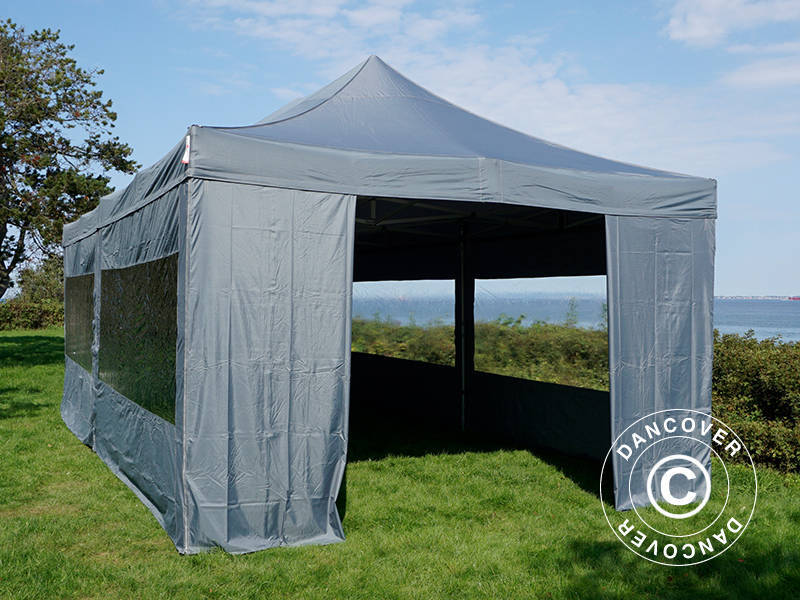 Snabbtält FleXtents Xtreme 50 4x8m Grå, inkl. 6 sidor - Image 34