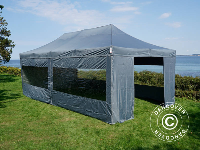 Snabbtält FleXtents Xtreme 50 4x8m Grå, inkl. 6 sidor - Image 35
