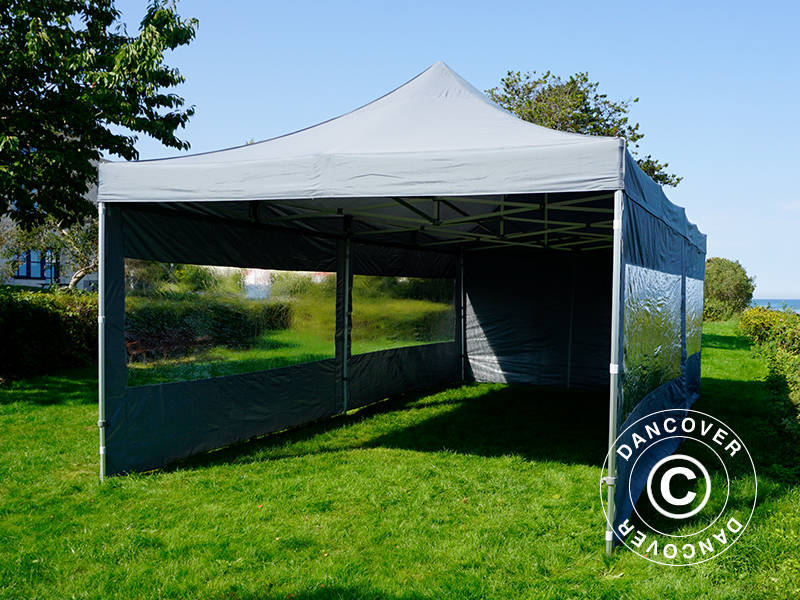 Snabbtält FleXtents Xtreme 50 4x8m Grå, inkl. 6 sidor - Image 36