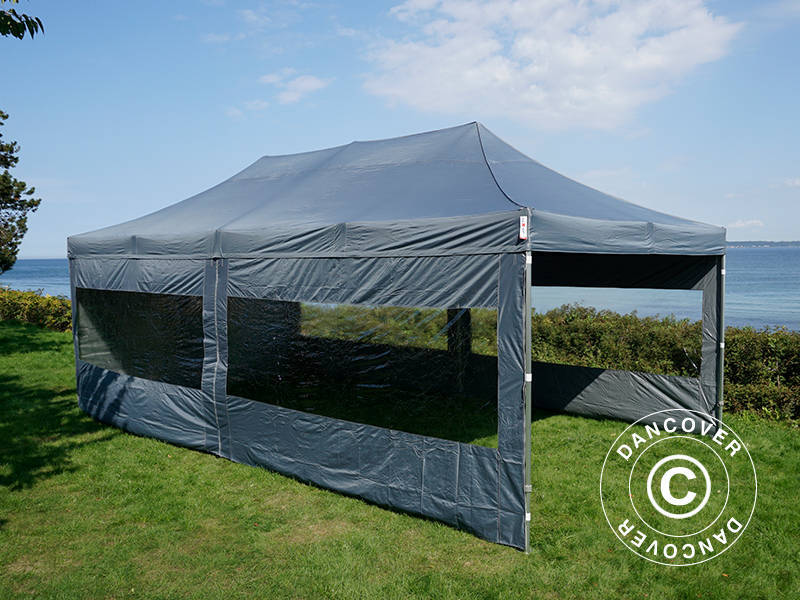Snabbtält FleXtents Xtreme 50 4x8m Grå, inkl. 6 sidor - Image 37